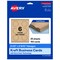 Avery Printable Hexagon Business Cards, Sure Feed Technology, 2-1/2" x 2-9/10", Matte Kraft Brown Cardstock, Print-to-The-Edge, Laser/Inkjet Printable, 60 Total